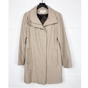Calvin‎ Klein Wool Coat Beige